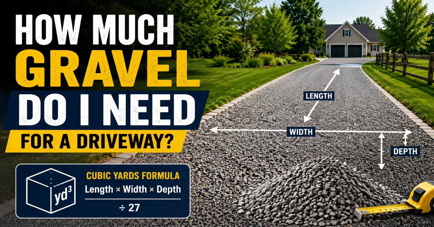 How Much Gravel Do I Need for a Driveway?