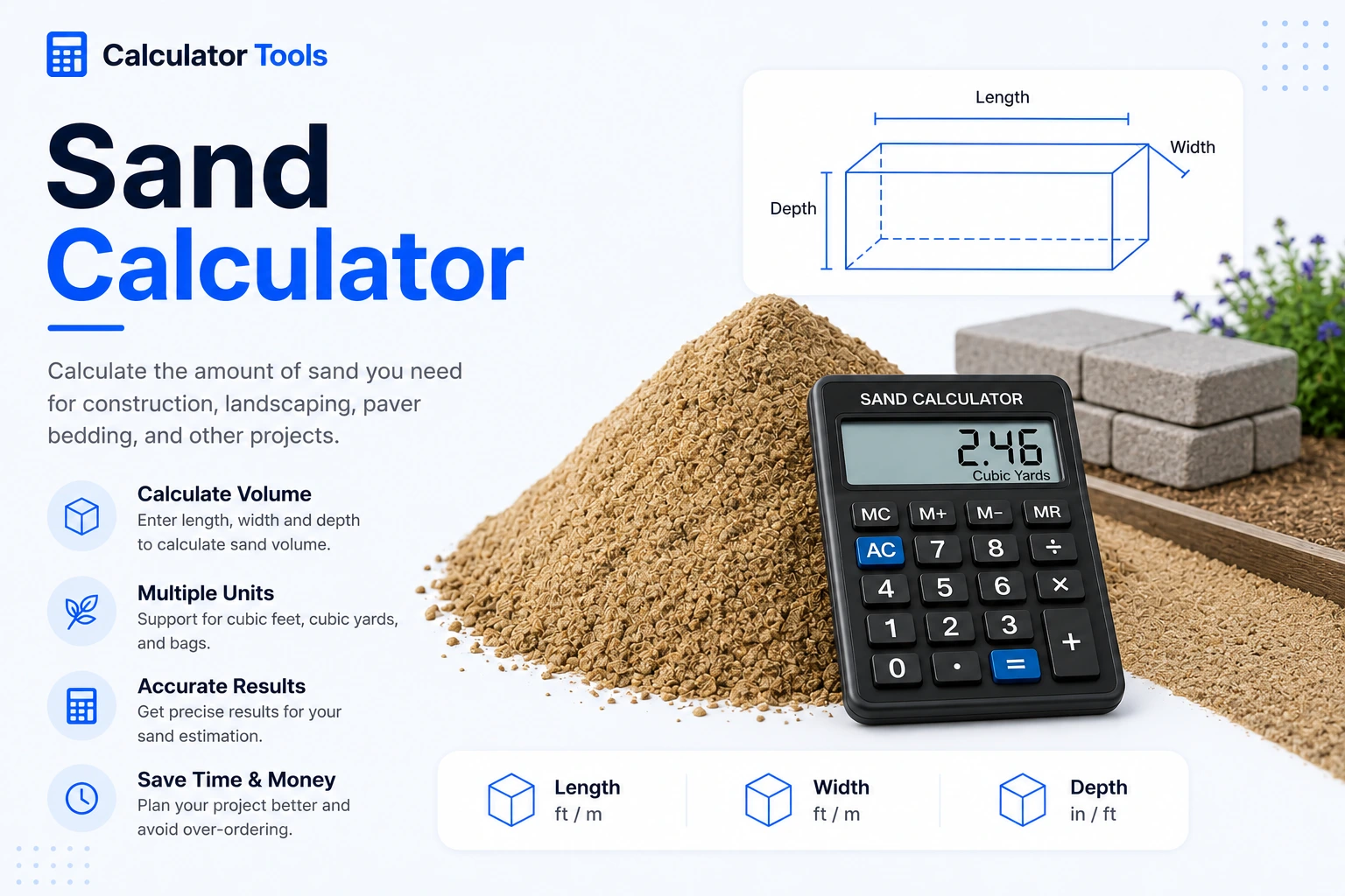 How to Use the Sand Calculator