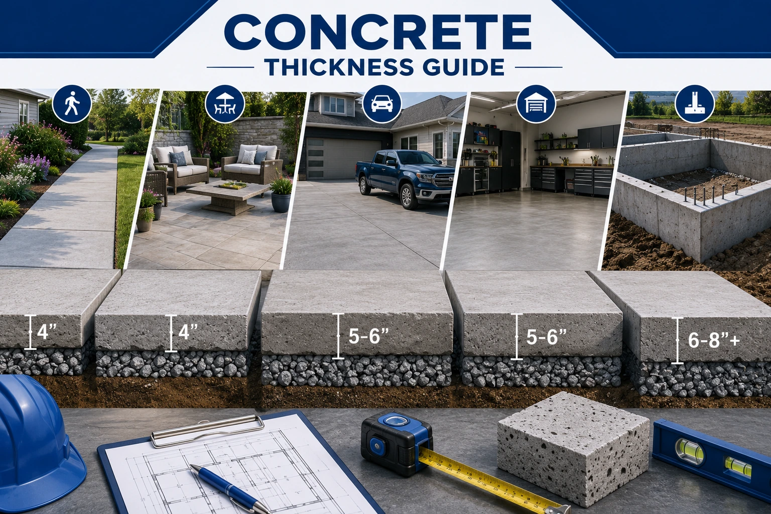 Concrete Thickness Guide
