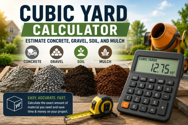 Cubic Yard Calculator