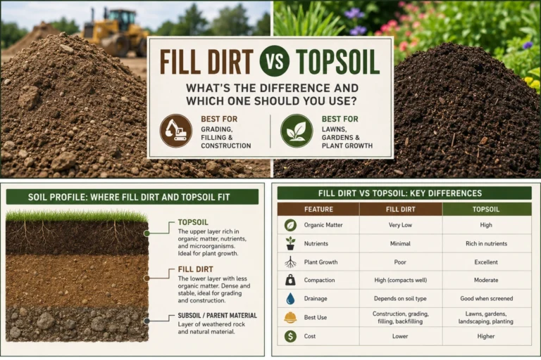 fill dirt vs top soil